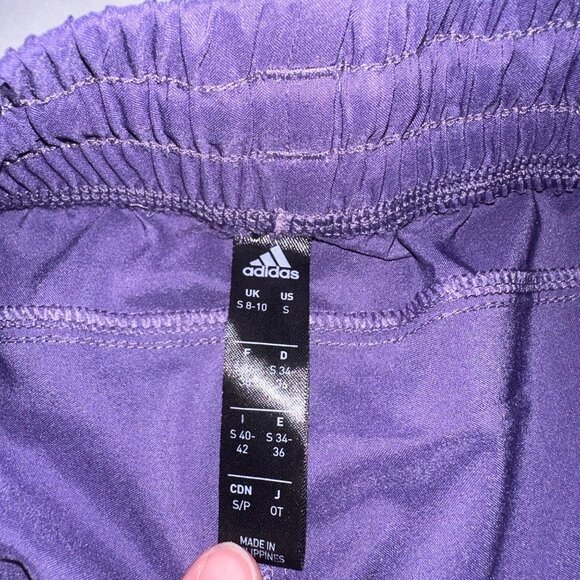 Adidas Aeroready Lot of 2 Athletic Pull On Shorts Purple Gray Womens Small - Picture 6 of 13